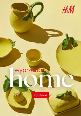 H&M - gazetka promocyjna WYPRZEDAŻ - produkty do domu od poniedziałku 23.06 