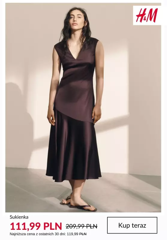 H&M - gazetka promocyjna Sukienki na WYPRZEDAŻY od wtorku 24.06  - strona 3