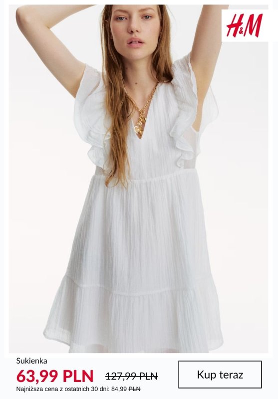 H&M - gazetka promocyjna Sukienki na WYPRZEDAŻY od wtorku 24.06  - strona 2