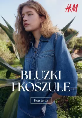 H&M - gazetka promocyjna WYPRZEDAŻ - damskie bluzki i koszule od piątku 27.06 