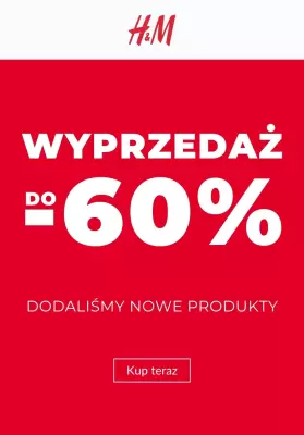 H&M - gazetka promocyjna SALE do -60% - nowe produkty od poniedziałku 30.06 