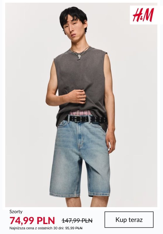 H&M - gazetka promocyjna Szorty męskie - SALE od piątku 04.07  - strona 2