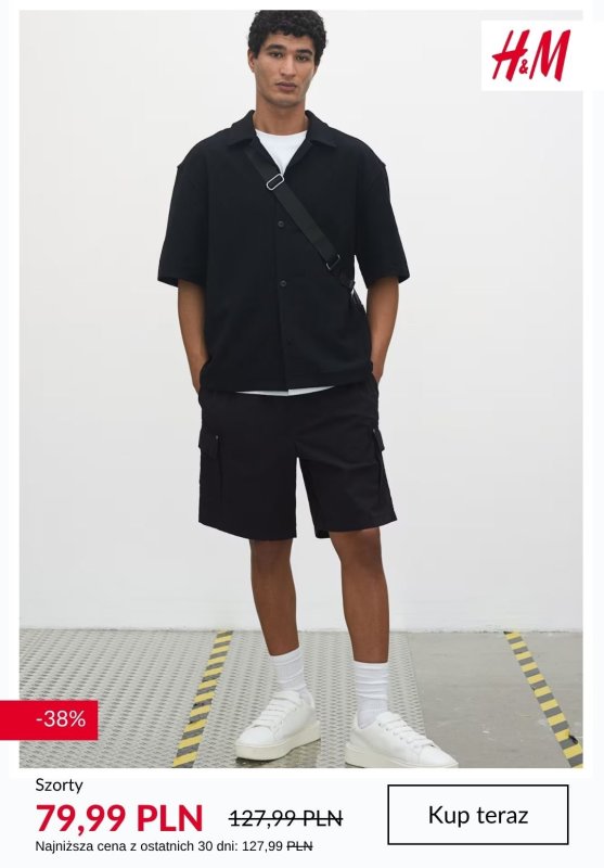 H&M - gazetka promocyjna Szorty męskie - SALE od piątku 04.07  - strona 4