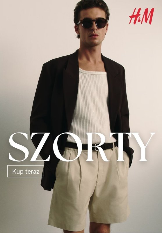 H&M - gazetka promocyjna Szorty męskie - SALE od piątku 04.07 