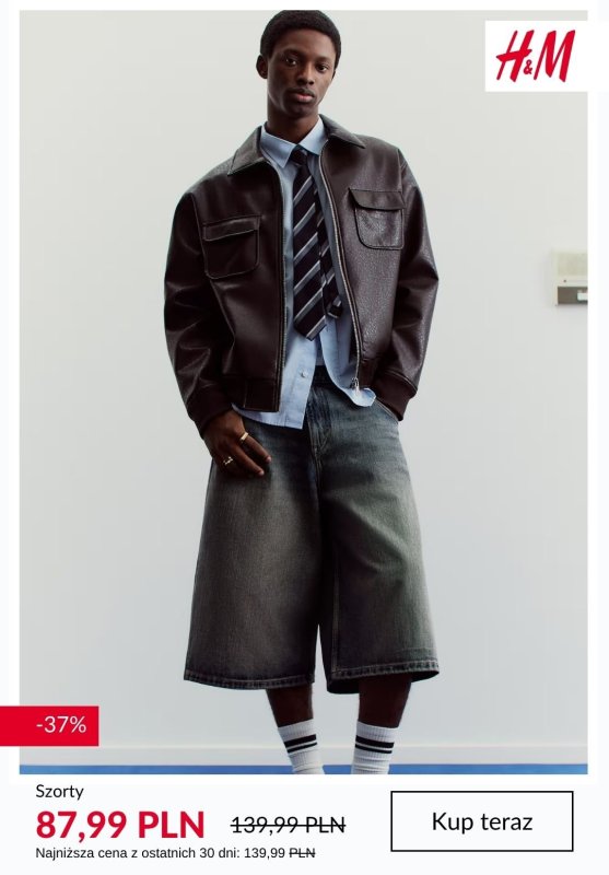H&M - gazetka promocyjna Szorty męskie - SALE od piątku 04.07  - strona 7