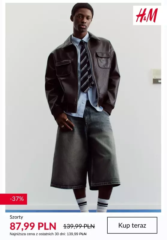 H&M - gazetka promocyjna Szorty męskie - SALE od piątku 04.07  - strona 7
