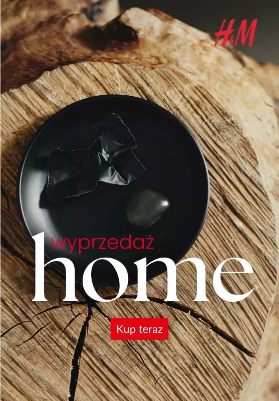 H&M - gazetka promocyjna HOME: wyprzedaż od poniedziałku 07.07 