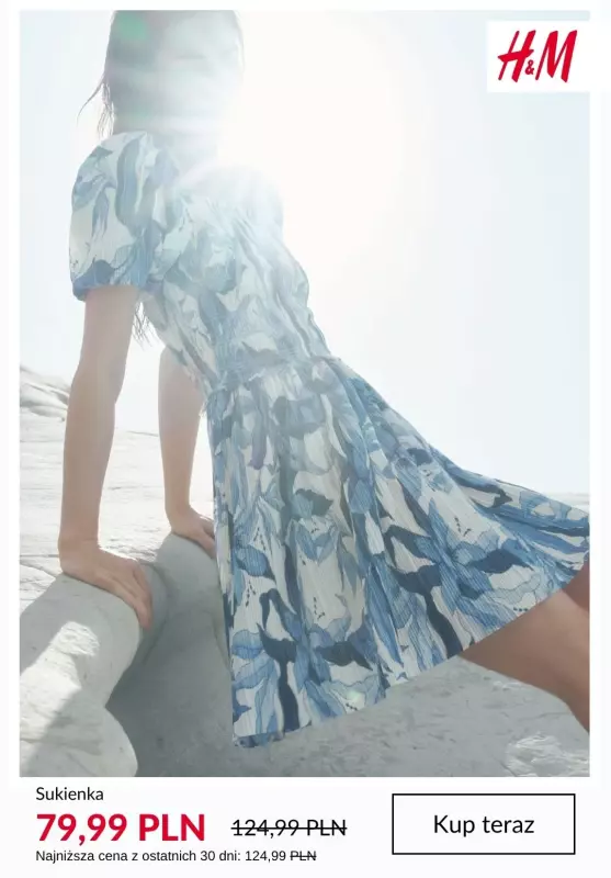 H&M - gazetka promocyjna PROMOCJE na sukienki od czwartku 10.07  - strona 4