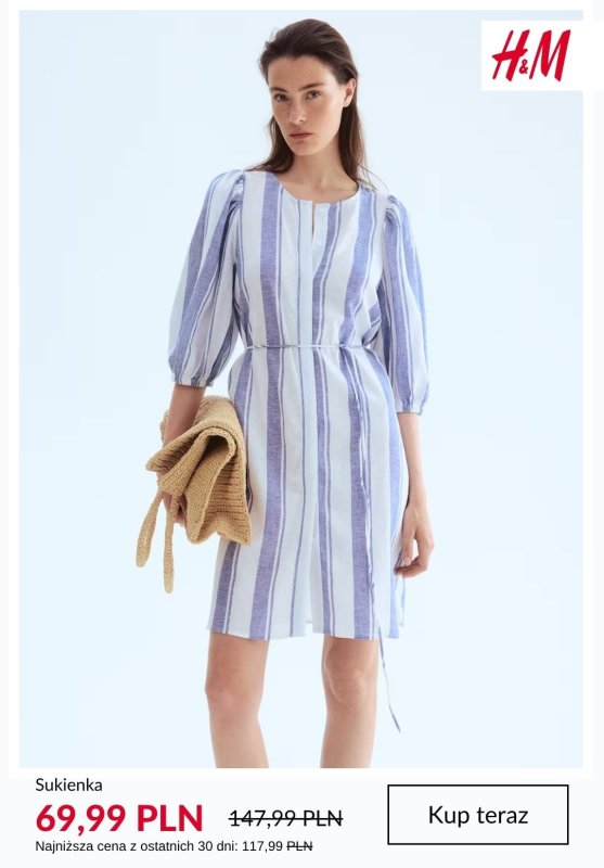 H&M - gazetka promocyjna PROMOCJE na sukienki od czwartku 10.07  - strona 2