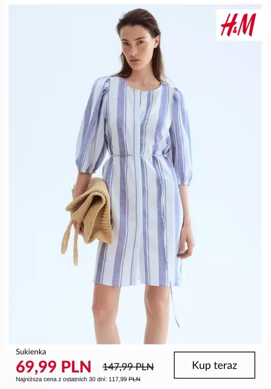 H&M - gazetka promocyjna PROMOCJE na sukienki od czwartku 10.07  - strona 2