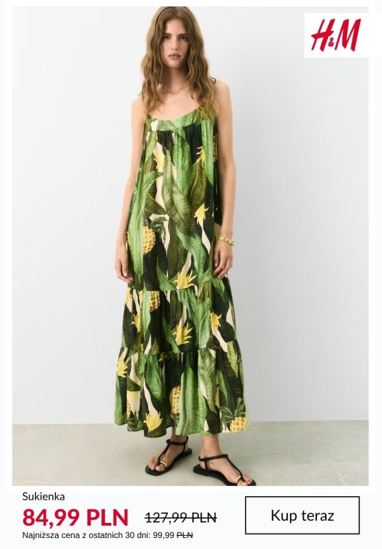 H&M - gazetka promocyjna PROMOCJE na sukienki od czwartku 10.07  - strona 6