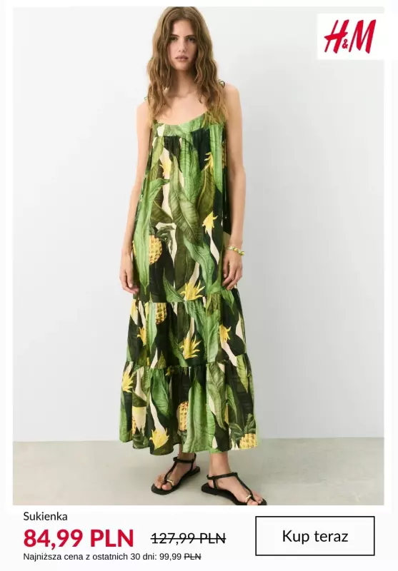 H&M - gazetka promocyjna PROMOCJE na sukienki od czwartku 10.07  - strona 6