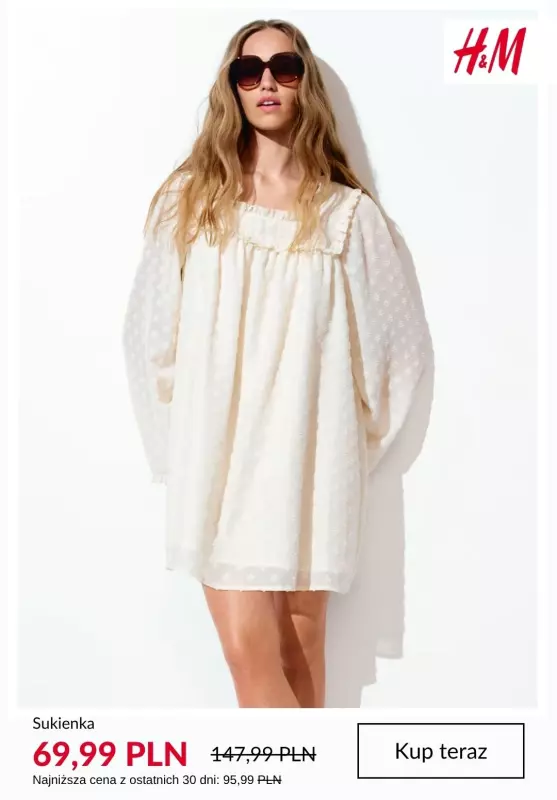 H&M - gazetka promocyjna PROMOCJE na sukienki   - strona 3