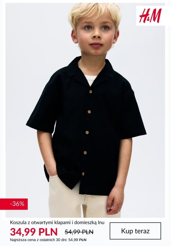 H&M - gazetka promocyjna PROMOCJE - letnia odzież dziecięca od soboty 12.07  - strona 5
