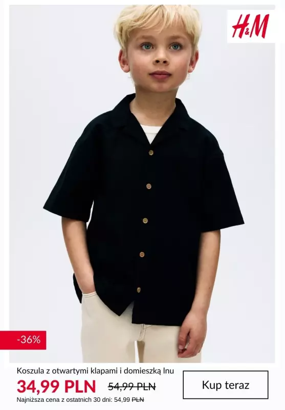 H&M - gazetka promocyjna PROMOCJE - letnia odzież dziecięca od soboty 12.07  - strona 5