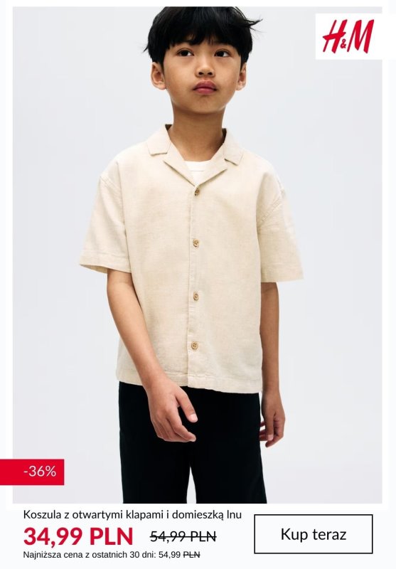 H&M - gazetka promocyjna PROMOCJE - letnia odzież dziecięca od soboty 12.07  - strona 9