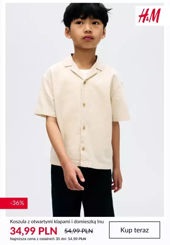 H&M - gazetka promocyjna PROMOCJE - letnia odzież dziecięca od soboty 12.07  - strona 9