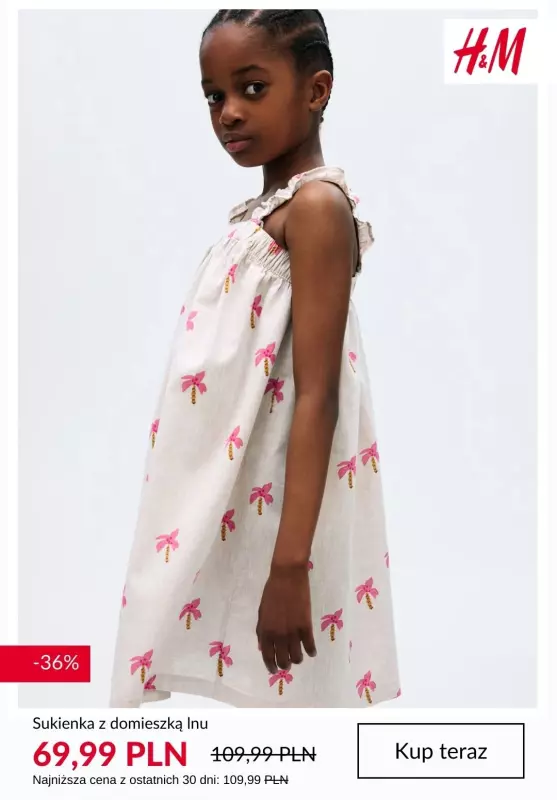 H&M - gazetka promocyjna PROMOCJE - letnia odzież dziecięca od soboty 12.07  - strona 6
