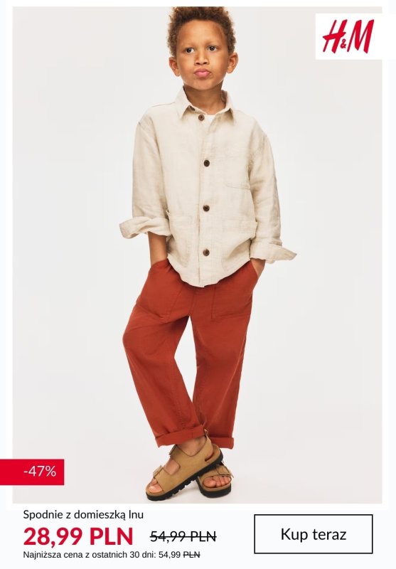 H&M - gazetka promocyjna PROMOCJE - letnia odzież dziecięca od soboty 12.07  - strona 4