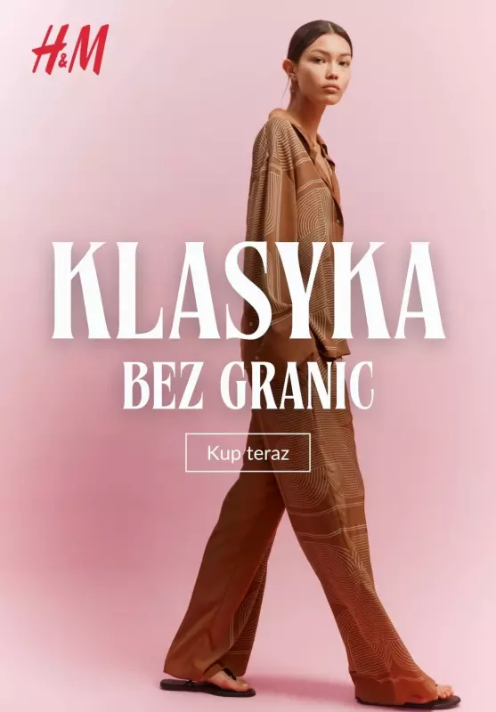 H&M - gazetka promocyjna KLASYKA bez granic  