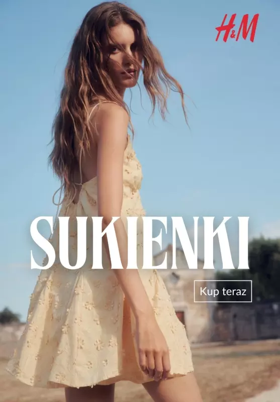 H&M - gazetka promocyjna Sukienki letnie od 79,99 zł od czwartku 24.07 