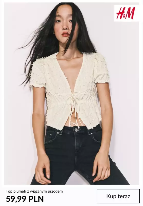 H&M - gazetka promocyjna TOPY damskie   - strona 3