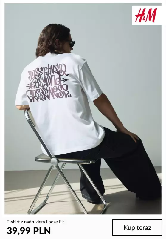 H&M - gazetka promocyjna Męskie koszulki z nadrukiem   - strona 2