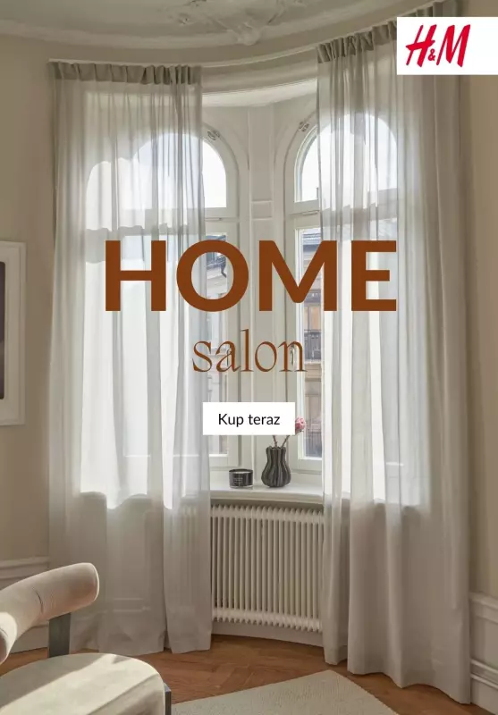 H&M - gazetka promocyjna HOME: salon  