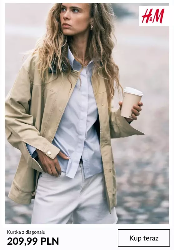 H&M - gazetka promocyjna Kurtki i płaszcze damskie na jesień od soboty 06.09  - strona 10