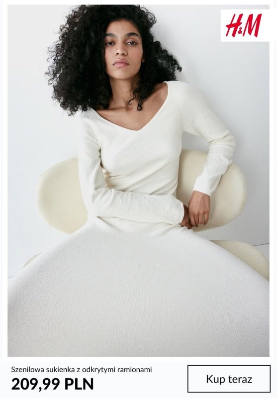 H&M - gazetka promocyjna Sukienki z DZIANINY od piątku 12.09  - strona 4
