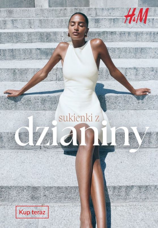 H&M - gazetka promocyjna Sukienki z DZIANINY od piątku 12.09 
