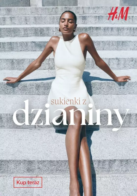 H&M - gazetka promocyjna Sukienki z DZIANINY od piątku 12.09 