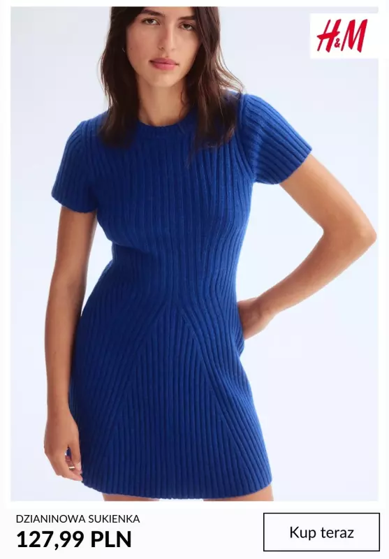 H&M - gazetka promocyjna Sukienki z DZIANINY od piątku 12.09  - strona 9