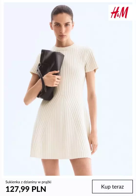 H&M - gazetka promocyjna Sukienki z DZIANINY   - strona 3