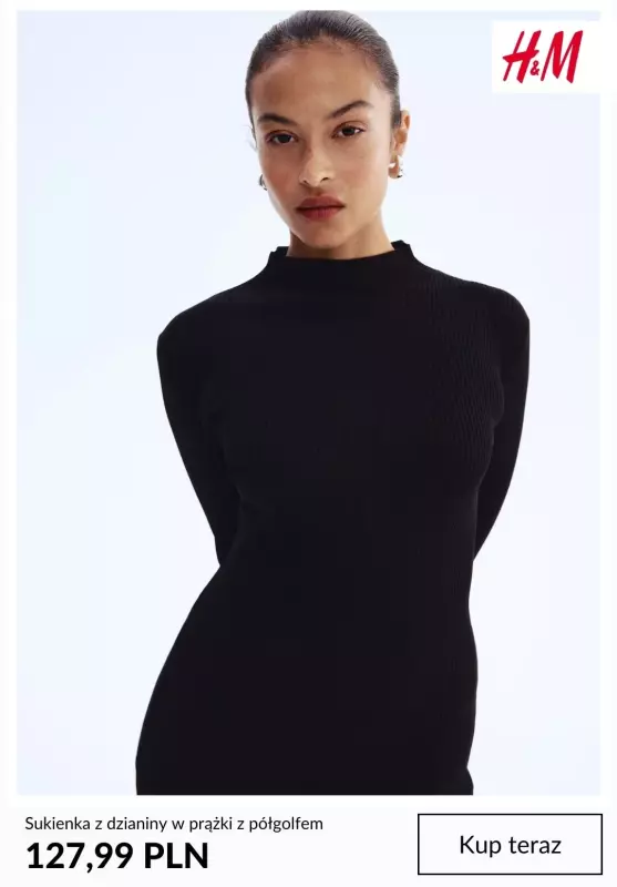 H&M - gazetka promocyjna Sukienki z DZIANINY od piątku 12.09  - strona 5