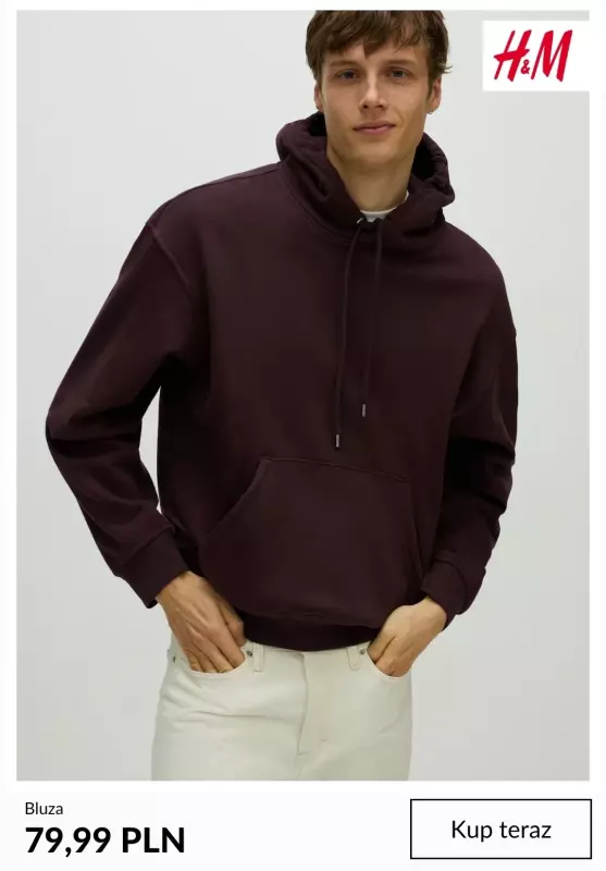 H&M - gazetka promocyjna Męskie BLUZY od 54,99 PLN od poniedziałku 15.09 do poniedziałku 22.09 - strona 7