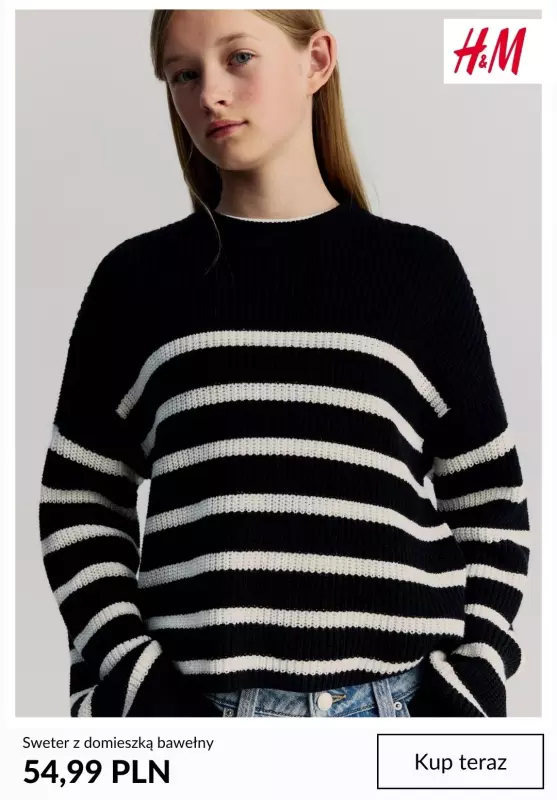 H&M - gazetka promocyjna Swetry dla dziewczynek od 54,99 PLN   - strona 2