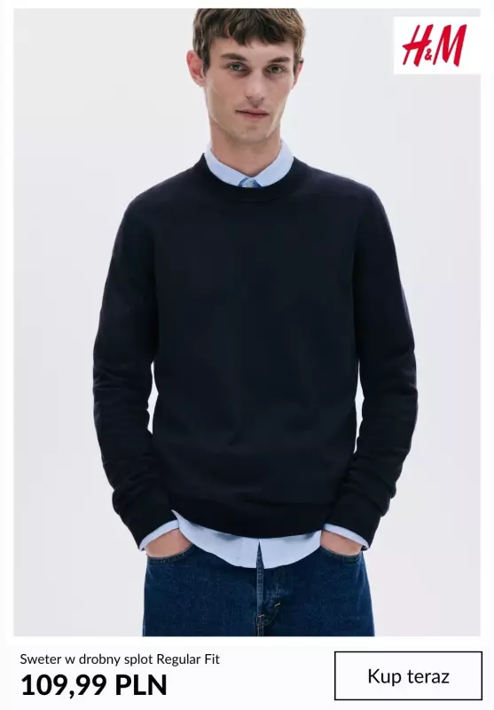 H&M - gazetka promocyjna Męskie swetry   - strona 2