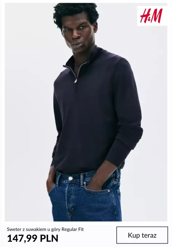 H&M - gazetka promocyjna Męskie swetry   - strona 3