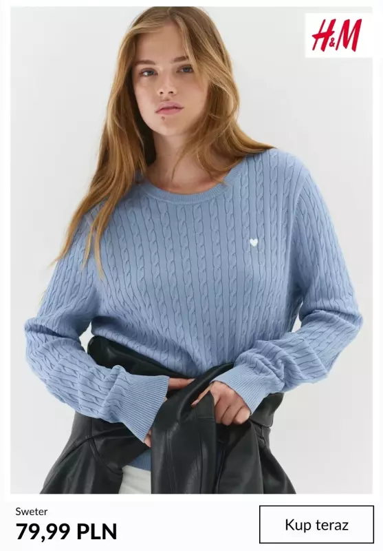 H&M - gazetka promocyjna Damskie swetry na chłodniejsze dni   - strona 3