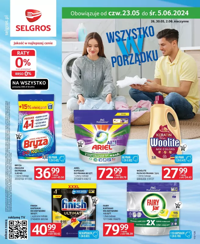 Selgros - gazetka promocyjna Katalog Sprzątanie  