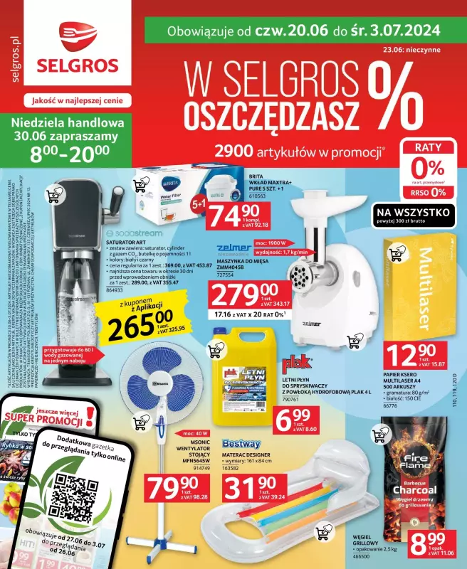 Selgros - gazetka promocyjna Oferta przemysłowa od czwartku 20.06 do środy 03.07