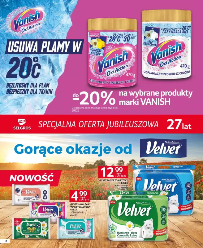 Selgros - gazetka promocyjna Specjalna Oferta Jubileuszowa od czwartku 18.07 do środy 31.07 - strona 8