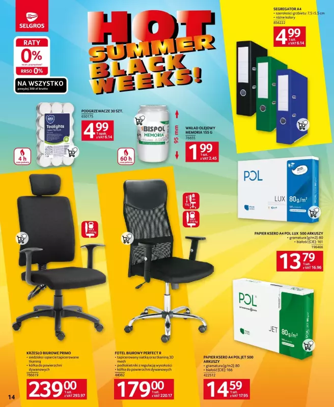 Selgros - gazetka promocyjna Katalog Hot Summer od czwartku 18.07 do środy 31.07 - strona 14