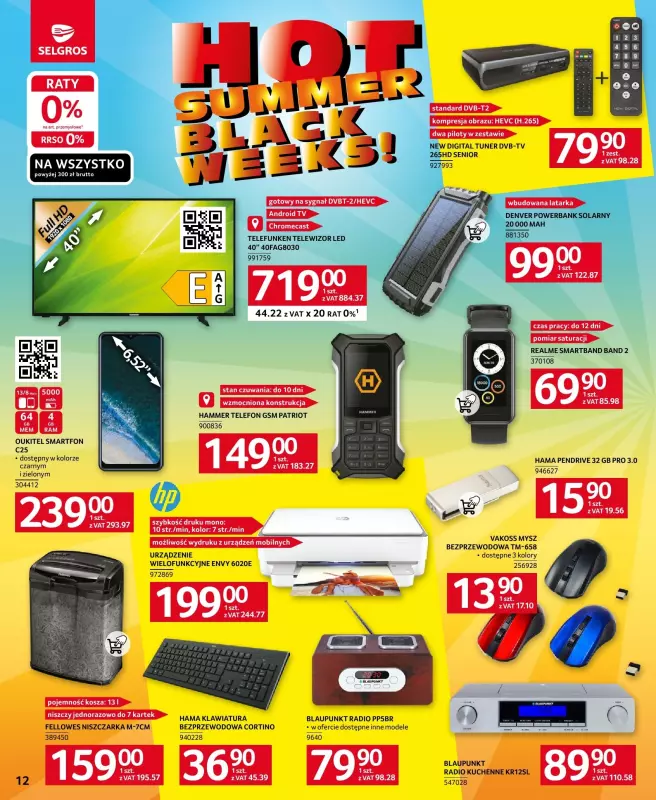 Selgros - gazetka promocyjna Katalog Hot Summer od czwartku 18.07 do środy 31.07 - strona 12