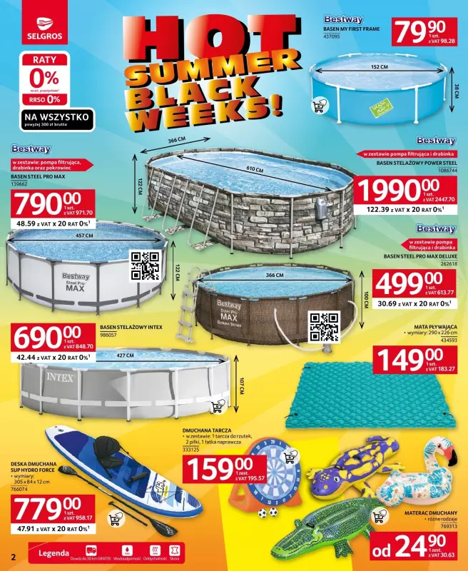 Selgros - gazetka promocyjna Katalog Hot Summer od czwartku 18.07 do środy 31.07 - strona 2