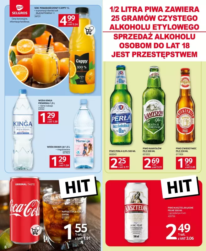 Selgros - gazetka promocyjna Jeszcze więcej super promocji! od czwartku 25.07 do środy 31.07 - strona 8