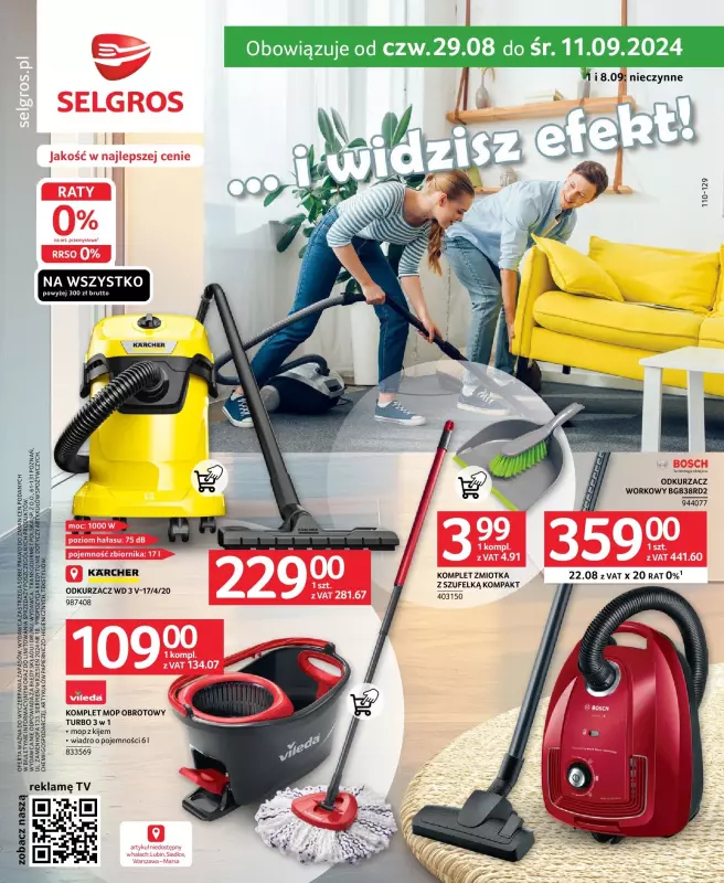 Selgros - gazetka promocyjna Katalog sprzątanie od czwartku 29.08 do środy 11.09