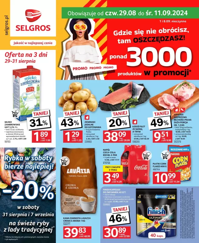 Selgros - gazetka promocyjna Oferta spożywcza od czwartku 29.08 do środy 11.09