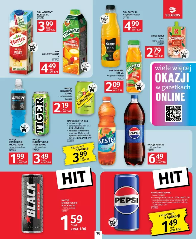 Selgros - gazetka promocyjna Oferta spożywcza od czwartku 29.08 do środy 11.09 - strona 18